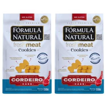 Imagem de Formula Natural Fresh Meat Cães Cookies Cordeiro PlaqueOff 150g 2 Unidades
