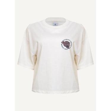 Imagem de Camiseta Element M/C Rosary Cropped Off White-Feminino
