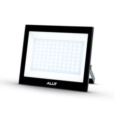 Imagem de Refletor Led Slim Externo 250w 6500k Branco Frio Ip66 110v/220v Bivolt Preto Cod: ALUT001663 Alut By Avant