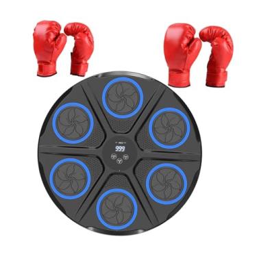 Imagem de kowaku Music Boxing Machine Rhythm Wall Target com luz 9 modos de velocidade ajustável Music Boxing Target para Karatê, Luvas Infantis para Adultos