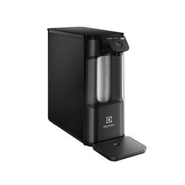 Imagem de Purificador de Água Electrolux com Água Gelada, Fria e Natural Eletrônico Compacto Pure 4x Preto - PE12P