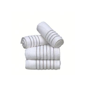 Imagem de Jogo Toalhas de Toalhas 4 peças Banho e Rosto Orfeu Felpuda Luxo Grand