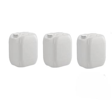 Imagem de Tanque de armazenamento de gasolina e álcool de 20 litros, balde com tampa(3 UNIDADES)