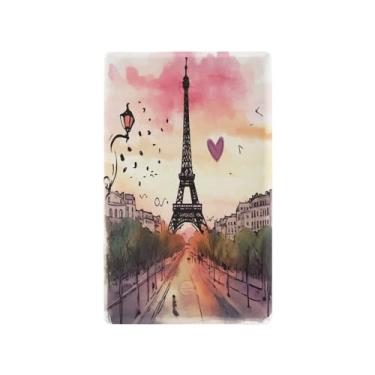 Imagem de Wassud Linda placa de cobertura para interruptor de luz de esboço da Torre Eiffel, capas de tomadas duplex, placa de parede, decoração de casa, sala de estar, quarto, decoração