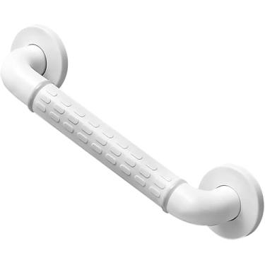 Imagem de uhyOHF Barra de apoio de segurança de banheiro para idosos, deficientes, alça antiderrapante para banheira, barra de equilíbrio de chuveiro de montagem na parede, trilho de mão de vaso sanitário