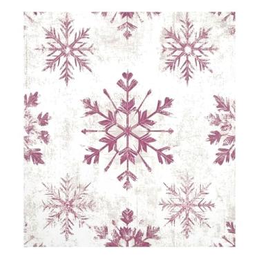 Imagem de STAYTOP Linda capa de ímã de lava-louças de flocos de neve de Natal 58 x 66 cm capas decorativas de geladeira para porta frontal adesivo magnético para máquina de lavar louça painel de geladeira