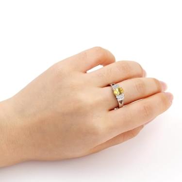 Imagem de Anéis de pedra preciosa moderna para mulheres, anel oval de zircônia cúbica, joia elegante de brilho diário, aliança de noivado, presente de festa da moda YC6580, Latão, Sem pedra preciosa