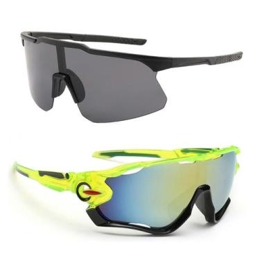 Imagem de Óculos Esportivo Bike MTB Corrida Vôlei De Praia UV400 Kit 2 - PENDULA