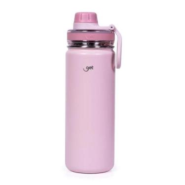 Imagem de Garrafa Térmica Inox Get Trity 500ml Rosé para bebidas quentes ou fria