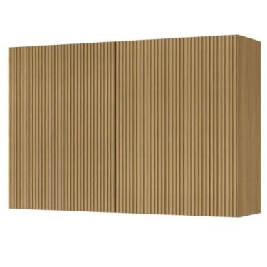 Imagem de Armário Aéreo De Cozinha 1,20m 2 Portas 100% Mdf Cléo Raissa Madeirado