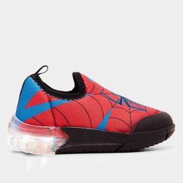 Imagem de Tênis Infantil Bibi Space Wave Menino, Preto, Vermelho, 30