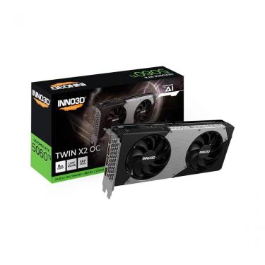 Imagem de Gpu Inno3d Geforce Rtx 5060 Ti 8gb 128bits Gddr7 Twin X2 Oc N506t2-08d7x-193075n