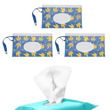 Imagem de ZJchao Bolsa para Lenços Umedecidos de Eva, 3 Peças, Suporte Portátil Multifuncional para Lenços Umedecidos Com Janela Superior Articulada, para Compras Em Casa e Viagens