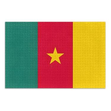 Imagem de Cameroon National Flag Puzzle for Adults, 1000 Piece Puzzles, Interlock Perfectly, Home Decor Gift Party for Men Women