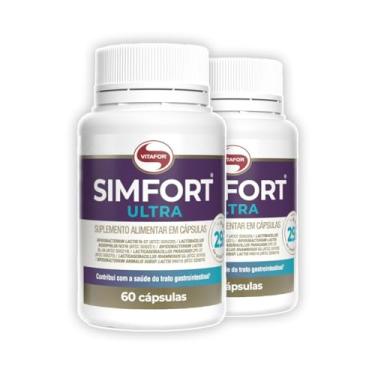 Imagem de Simfort Ultra 6 Cepas Probióticos 60 Cápsulas Vitafor | KIT 2