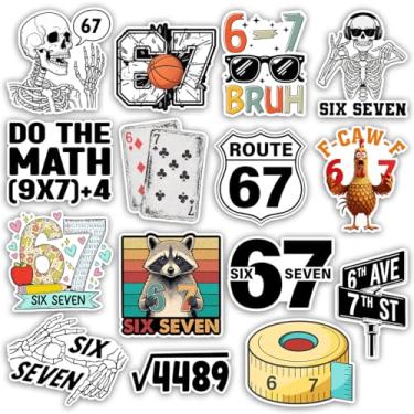 Imagem de TODOLIA Pacote de adesivos F-caw-f (15 peças-7.6 cm), Fcawf Crow Chicken Funny Gen Z Gíria, presente de humor de meme adolescente, decoração para laptop, tablet, armário, sala de aula, escritório