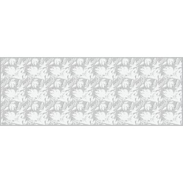 Imagem de IRI-GIRI Tapete decorativo de vinil para cozinha, linóleo, PVC, piso de azulejo, colorido, durável, antiderrapante, lavável à mão e protege pisos 160 x 60 cm, tulipas 307