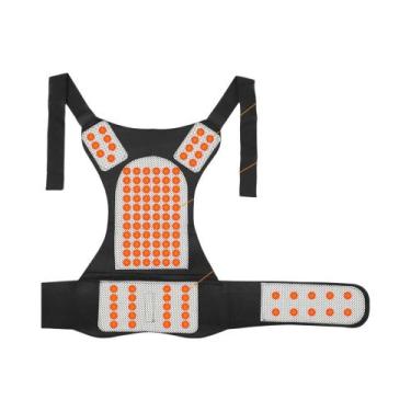 Imagem de Suporte Térmico Para Ombros E Costas Com Massagem Magnética Reutilizáv
