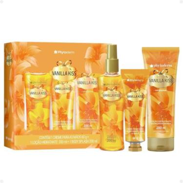 Imagem de Kit Phytoderm Vanilla Kiss: 1 Body Splash 200ml, 1 Hidratante 200ml e 