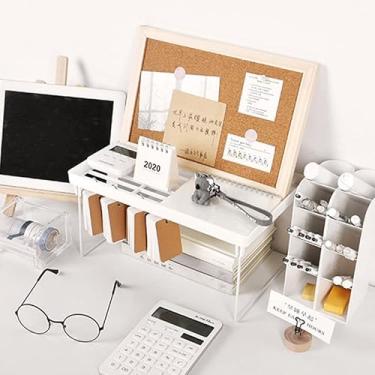 Imagem de YOUTHINK Prateleira de Exibição de Mesa, Prateleiras de Mesa e Fora da Superfície Rack Dobrável Grande Display Riser Com Design Oco para Bolsas de Figuras Sapatos Óculos Plantas Prateleira de