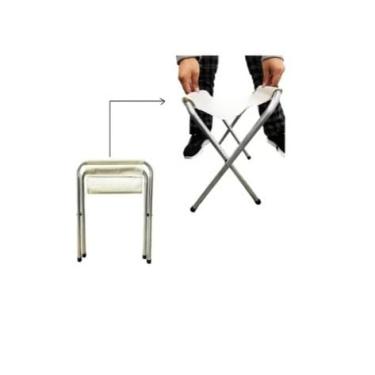 Imagem de Kit 2 ou 4 Banquinhos Dobráveis Portáteis para Camping Pesca e Praia(2)
