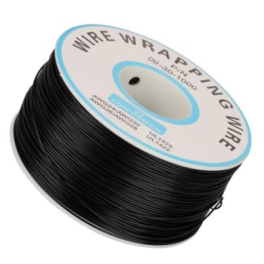 Imagem de Luqeeg Cabo de Cobre Flexível 30AWG, Fio Estanhado de 0,25 Mm para Solda PCB de Laptop Com Display LCD, 1 Rolo (Preto)