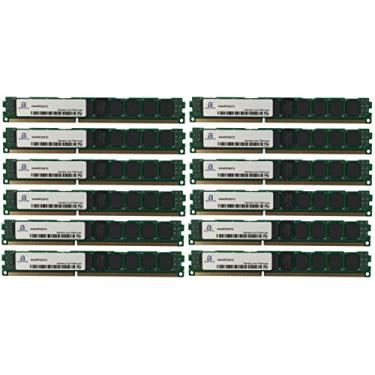 Imagem de Adamanta Atualização de RAM de servidor de 192 GB (12 x 16 GB) para IBM BladeCenter HS22V 7871 DDR3 1333Mhz PC3-10600 ECC registrado VLP 2Rx4 CL9 1,35v