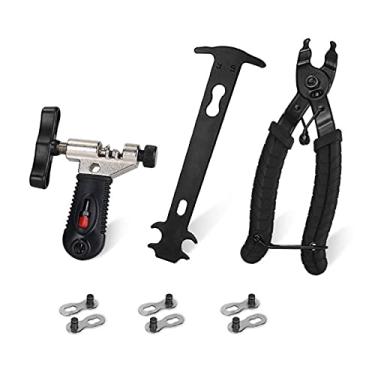 Imagem de Ferramenta de corrente de bicicleta, kit de reparo de bicicleta de montanha, pinças de corrente, cortador de corrente, fórceps