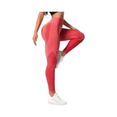 Imagem de Leggings sem costura cintura alta para as mulheres, leggings sexy para