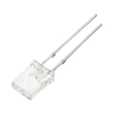Imagem de 100 peças diodo led 2x5x7mm kit de diodos de luzes transparentes verme