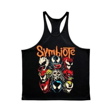 Imagem de Camiseta Regata Masculina De Verão Marvel Wolverine Deadpool Em Forma 