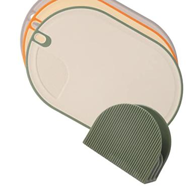 Imagem de YOUTHINK Conjunto de Tábua de Corte, Dupla Face, 3 Peças Com Base de Armazenamento, para Placa de Corte de de Carne e Vegeta (3 Misture a cor)