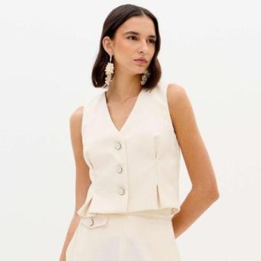 Imagem de Colete Lança Perfume Alfaiataria Feminino-Feminino