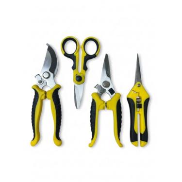 Imagem de Tesouras De Poda Para Jardinagem Galhos Folhas Plantas(Amarelo)