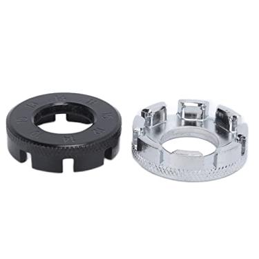 Imagem de KIMISS Chaves de Raio de Bicicleta Portáteis, 2 Peças para Ajuste de Aro-8 Ferramentas Abertas Cortadas para Aperto de Raio e Correção de Roda