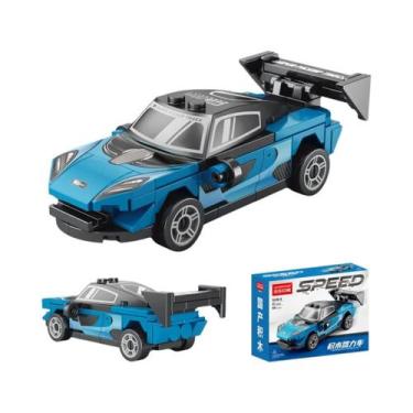 Imagem de Conjunto De Brinquedos De Blocos De Montar Com 12 Carros De Puxar Para