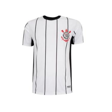 Imagem de Camisa Corinthians Fitness Timão Oficial Branca Futebol Time - COIMBRA