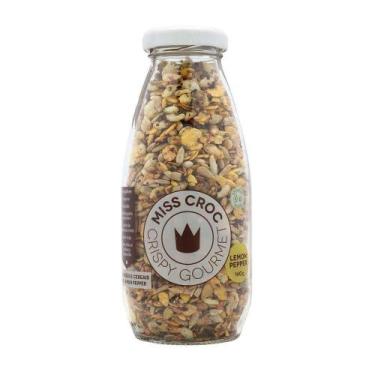 Imagem de Granola Crispy Lemon Pepper Sem Glúten Garrafa 140G - Miss Croc