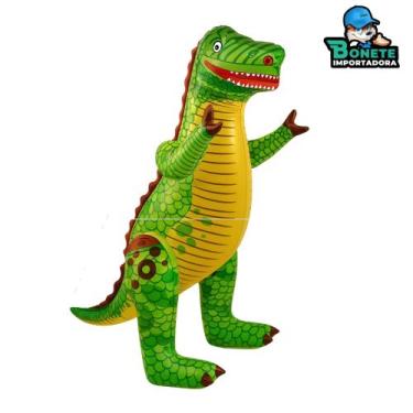 Imagem de Animais Infláveis Brinquedo Infantil - Onça, Dinossauro e Unicórnio - 
