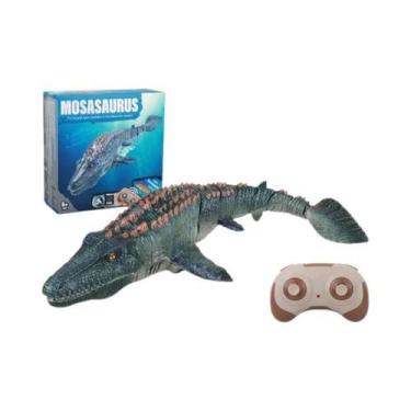 Imagem de Brinquedo De Controle Remoto Dinossauro Mosasaurus Para Crianças, Barc