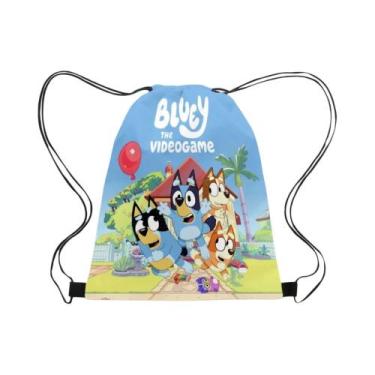 Imagem de Mochila De Cordão Bluey Bingo Anime Cartoon, Bolsa De Armazenamento Po