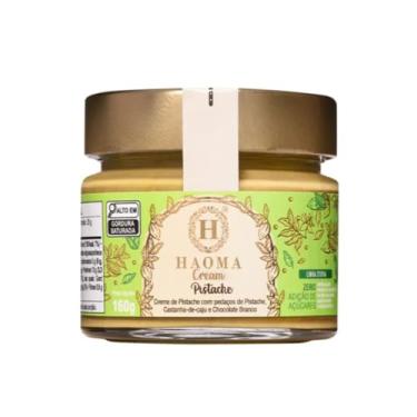 Imagem de Haoma Cream de Pistache, Zero Lactose, Adoçado com Stevia, 160g, Com Pistache e Castanha de Caju, Sem Açúcar Adicionado, Contém Derivados de Leite e Soja