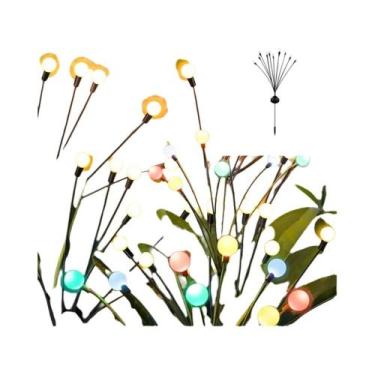 Imagem de 10 Luzes Solares De Jardim LED, Efeito Vaga-lume, Vibrantes, Oscilante