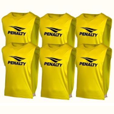Imagem de Kit Futebol - 6 Peças Colete Penalty Para Treinos Esportivo Tamanho Adulto