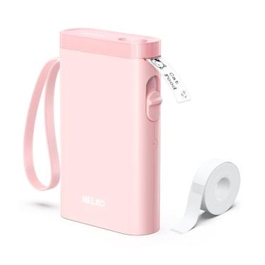 Imagem de Rotuladora P21 BT Portátil Rosa – Impressora de Etiquetas Térmica Sem Fio, Máquina de Adesivos Recarregável para Organização Doméstica e Escritório, Inclui Fita