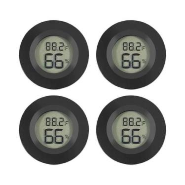 Imagem de Termômetro Digital LCD Interno Higrômetro 4PCS Medidor Eletrônico De T