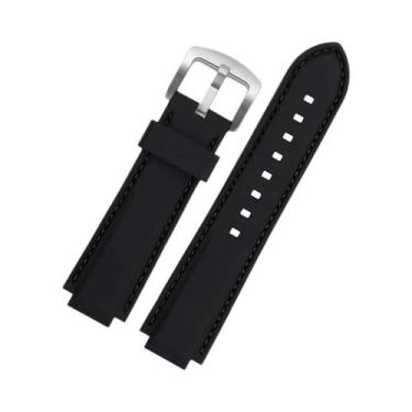 Imagem de Pulseira De Silicone Preta Para Relógio Casio EDIFICE 5634 EFS-S570YD/