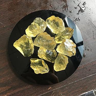 Imagem de Lindo cristal natural citrino amarelo cru quartzo cristal pedra áspera amostra cristal amor pedras naturais e minerais aquário de peixes