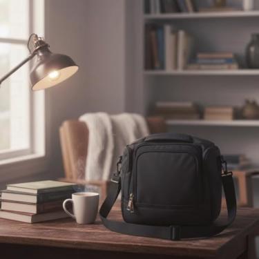 Imagem de Bolsa Térmica Quadrada Espaçosa Grande Para Alimentos e Bebidas Conserva Ideal Para Faculdade, Trabalho, Academia Primum