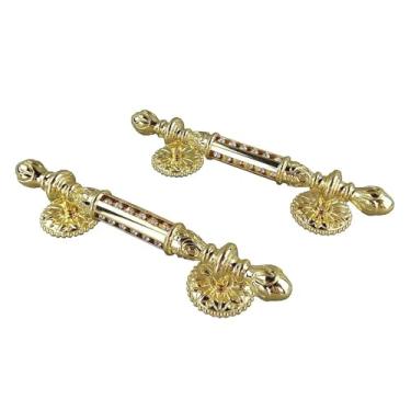 Imagem de CXYFQUUK Puxadores dourados de vidro cristal diamante gaveta guarda-roupa armários de cozinha armário cômoda puxador porta puxador 2 peças